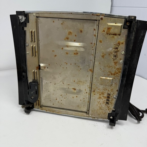 Vintage Toastmaster Hostess Automatic Toaster Chrome Retro  parts only - Picture 4 of 11